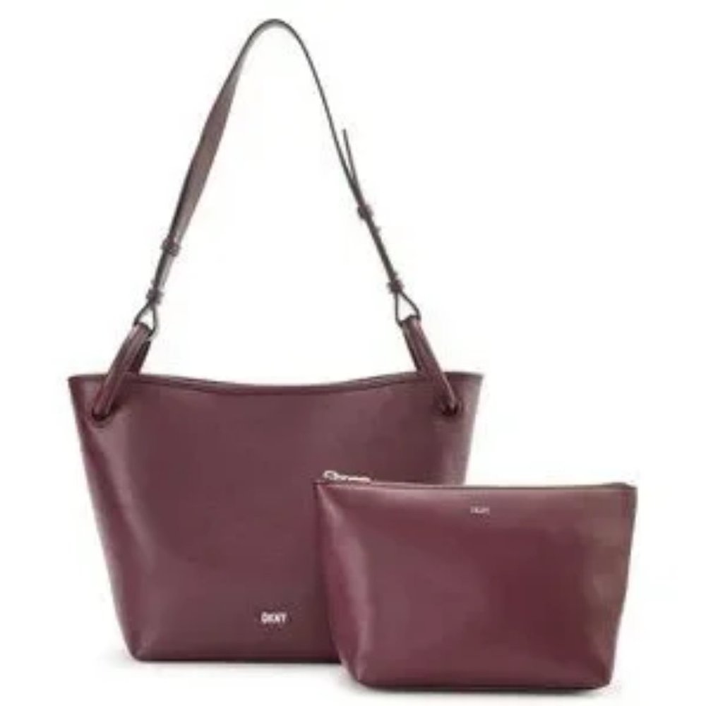 DKNY Phoebe Bucket Bag - Purple